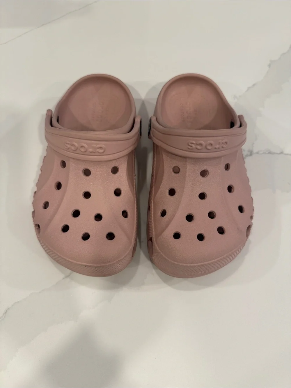 CROCS Kids' Classic Clog in Dusty Rose Size J1